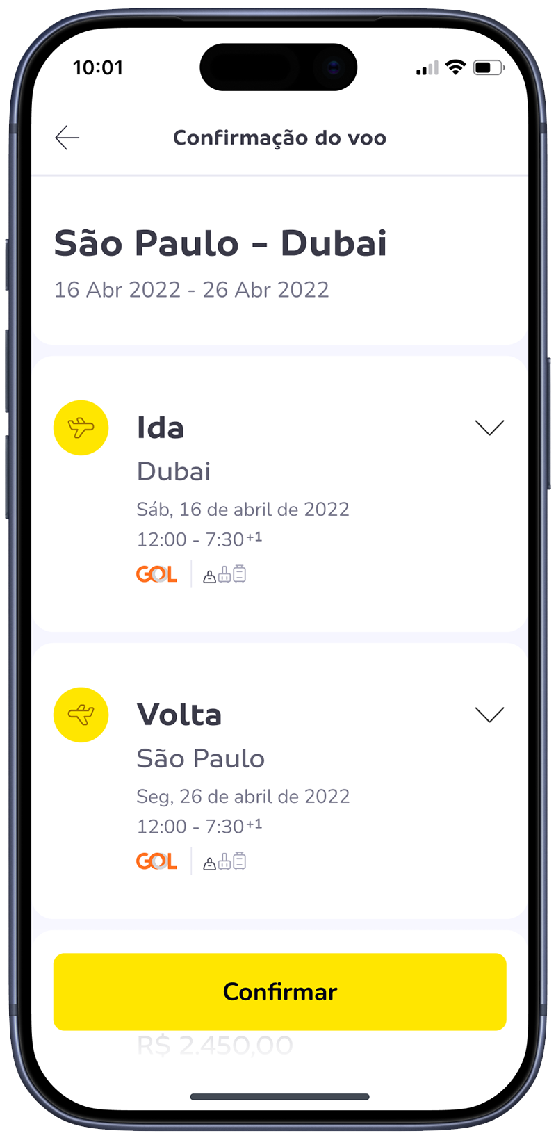 CVC flight booking flow